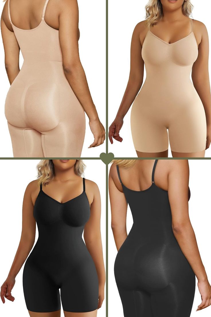 Seamless Tummy, Hips & Thighs Control Shapewear Full-Bodysuit