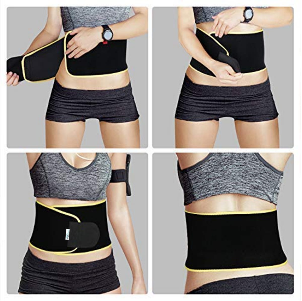 Simply Comfy Sweat Belt Waist Trainer Body Shaper Slimming Belt Corset
